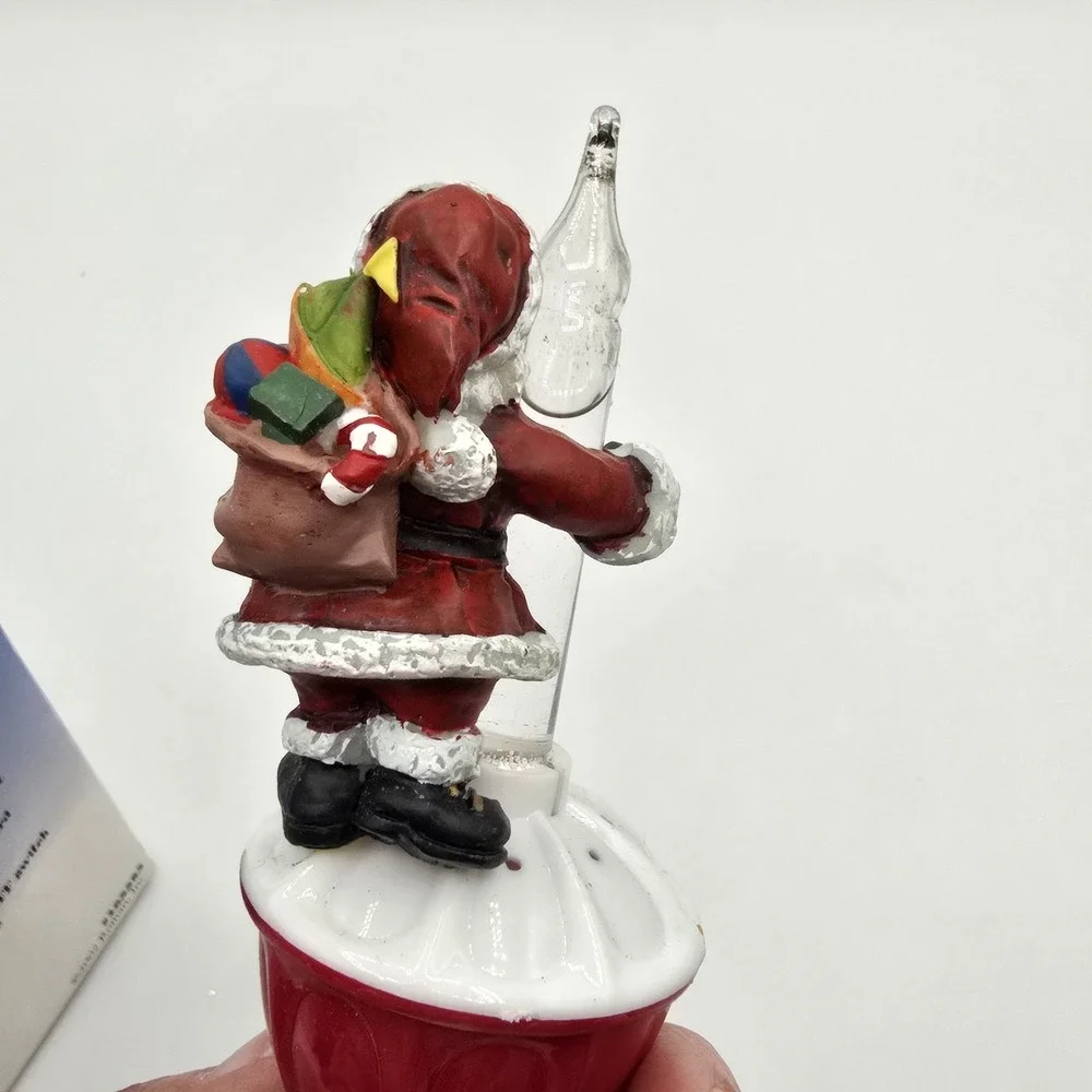 Holiday Night Light Roman Lights Santa Vtg Bubbling Christmas‎ Decor